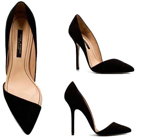 Zara Asymmetric Heels