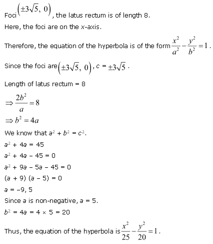 Solutions Class 11 Maths Chapter-11 (Conic Sections)