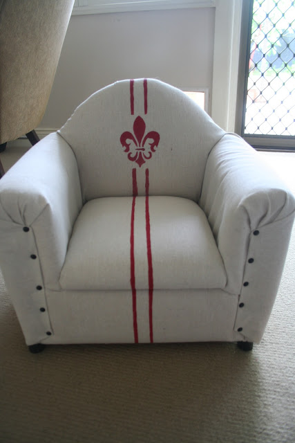 french chair child upholstered lilyfield life