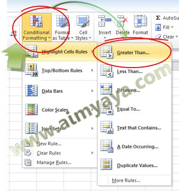 Mewarnai nilai menurut kriteria tertentu Ahli Matematika Cara Menandai Nilai Yang Lulus Passing Grade di Excel