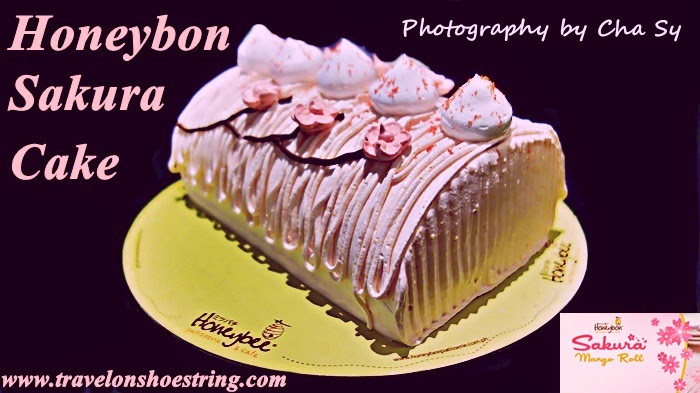 Honeybon Pastry Shop, Sakura Mango Cake, Katipunan, Tokyo Bubble Tea, cake, cakes