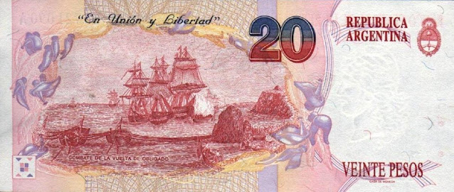 Billete de $ 20