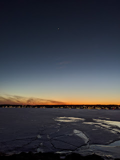 Frozen Sydney Harbour, Cape Breton Island