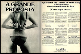 propaganda De Millus anos 70; Anos 70.  Moda anos 70; propaganda anos 70; história da década de 70; reclames anos 70; brazil in the 70s; Oswaldo Hernandez 