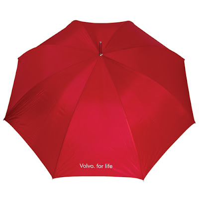 Golf Umbrella Red Volvo