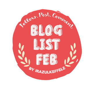 BLOGLIST FEBRUARI BY IRAZULKEFFELE