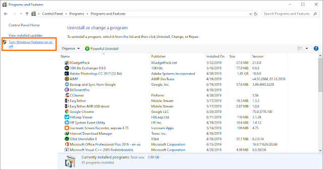 How to Solve Windows Framework 3.5 Missing Problem