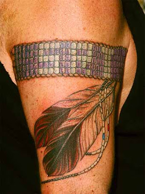 indian feathers tattoo