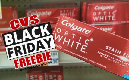 CVS Black Friday FREE Colgate Toothpaste Deal