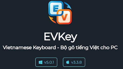 EVkey 5.0.1 – Phần mềm gõ tiếng Việt 