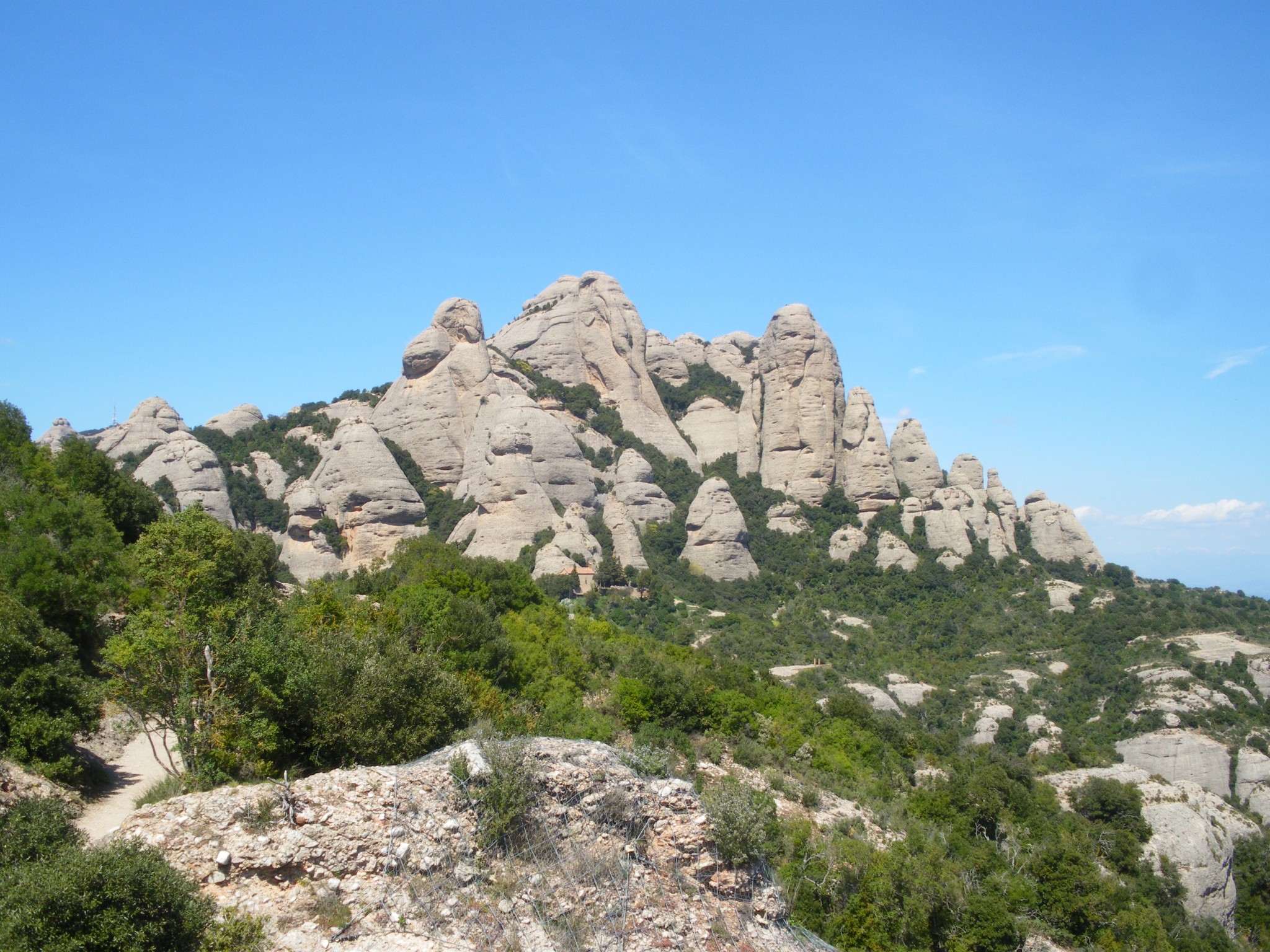 Ruta senderista per Montserrat, Camí de les Bateries, Catalunya