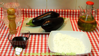 Receta de berenjena rebozada con miel de caña