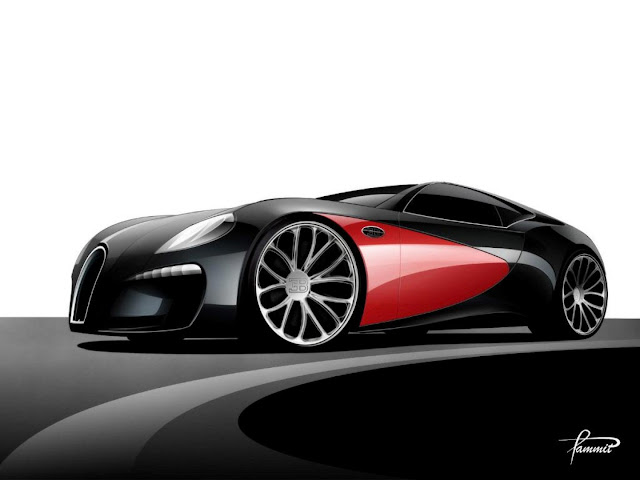 Cars Bugatti Type 12-2 Streamliner Concept (2008) Wallpapers