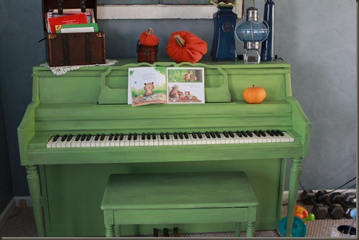 painted piano