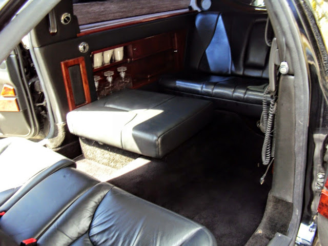 mercedes limo interior