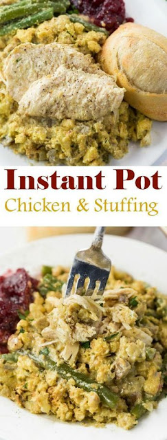 Instant Pot Chicken and Stuffing Recipe