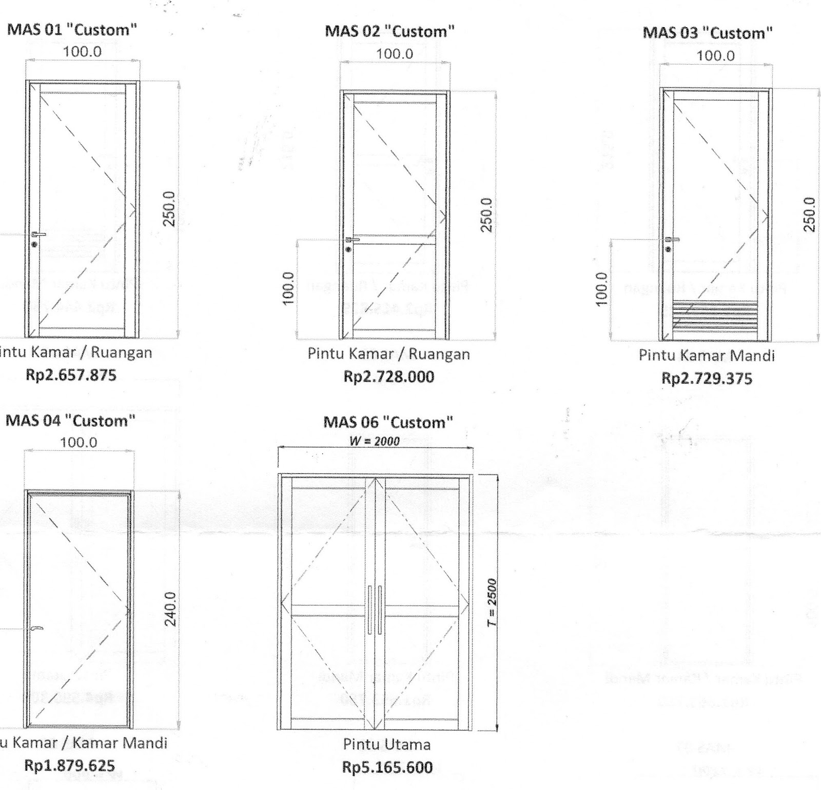 Jual Pintu  dan Jendela Aluminium  Mahotama 081231313222 