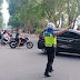 Lancarkan Arus Lalu Lintas di Jalan, Polres langkat Gelar Personilnya, Laksanakan Strong Point