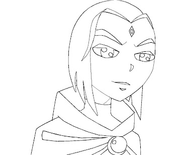 #6 Raven Coloring Page