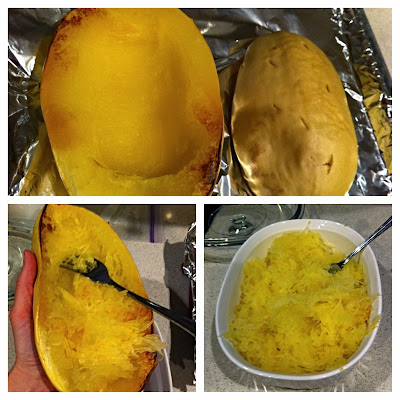 Heathy Spaghetti Squash, Gluten Free, Spaghetti noodle alternative- Alohamora http://alohamoraopenabook.blogspot.com/