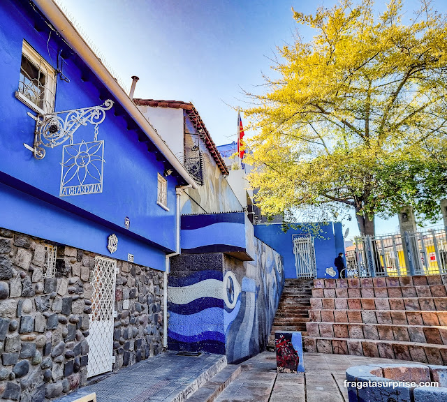 La Chascona, casa-museu de Pablo Neruda em Santiago do Chile