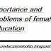 Importance and Problems of Female Education