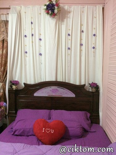 DIY Hiasan Bilik Tidur Pengantin Baru Simple - Ciktom