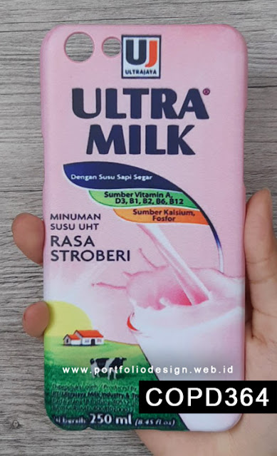 Casing Handphone Produk Susu Ultra Milk Rasa Strawberry COPD364