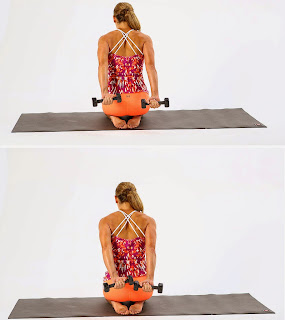 Deltoid Back Squeeze Girls Home Exercise