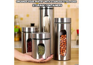 "Organize Your Pantry with Stainless Steel Food Storage Containers". This blog post will offer tips and tricks on how to declutter and organize your pantry using stainless steel rectangular food storage containers. This blog post will also show readers how to label and stack containers for easy access, and suggest using them for storing dry goods, snacks, and even spices.  #PantryOrganization, #StainlessSteelContainers, #FoodStorage, #KitchenOrganization, #TikTokKitchen, #HomeOrganization, #StylishStorage, #OrganizedHome, #Decluttering, #MinimalistLiving, #KitchenInspiration, #TidySpace, #EfficientStorage, #MealPrep, #HealthyEating, #ModernKitchen, #SleekDesign, #TikTokHome, #NeatAndTidy, #CookingEssentials,