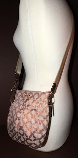 COACH Parker Op Art Swingpack Rose Bronze Fleck Crossbody Shoulder Bag 42531 NEW