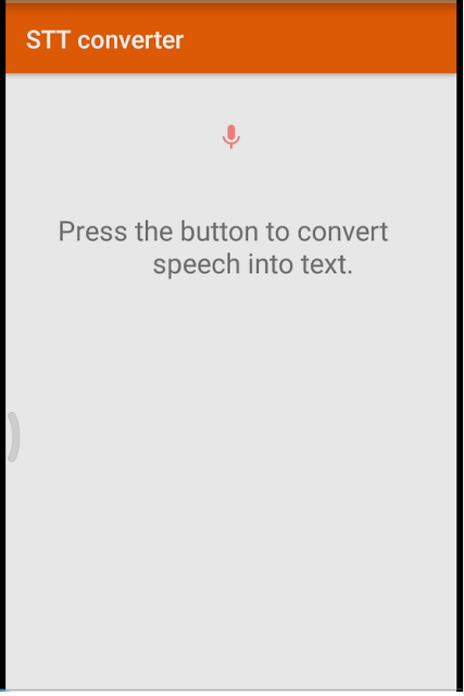 click on the microphone icon