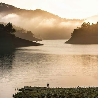 Senja di Waduk Sempor, Gombong, Jawa Tengah