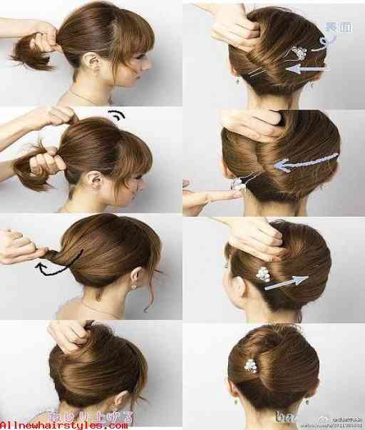 Simple hairstyles step by step for long hair  Top Model 