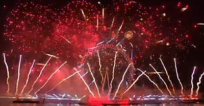 UK New Year Eve 2023 Celebration at London Eye