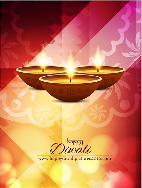 Happy Diwali Wishes / Greetings 2016 with Diya Images 2016