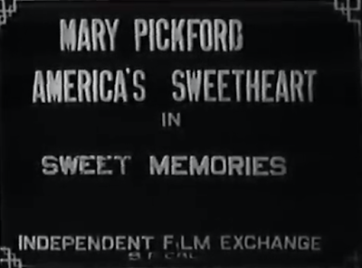 Mary Pickford title card