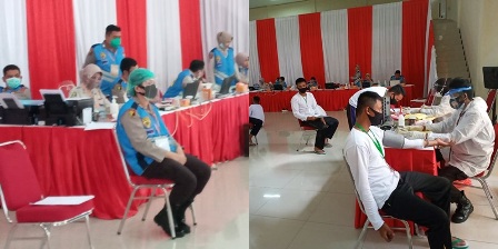 Tim Medis Dari Biddokkes Polda Sulsel, Utamakan Protokol Kesehatan, di Rikkes Awal Catar Akpol dan Casis Tantama Calon Anggota Polri TA. 2020