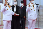 Presiden Joko Widodo Resmi Lantik ODSK Kembali Pimpin Sulut Periode 2021-2024.