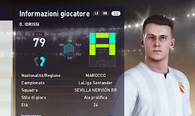 PES 2021 Faces Oussama Idrissi