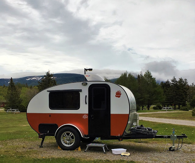 Grand Codroy RV-Tent Camping Park, tiny trailer camping, Newfoundland