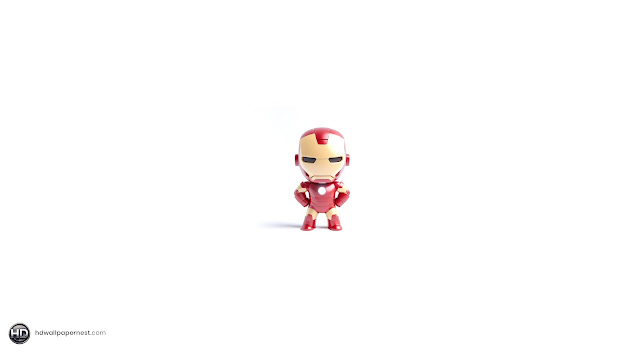 3D Cute Iron Man Pixar Style HD Wallpaper