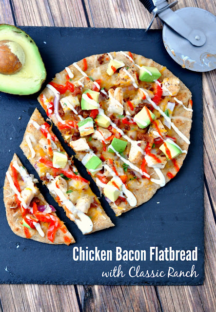 From Tracie: Chicken Bacon Flatbread