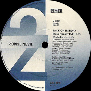 Back On Holiday (Done Properly Dub) - Robbie Nevil