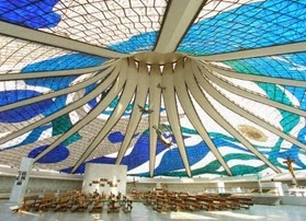 Catedral Metropolitana, interno - Oscar Niemeyer, Brasilia