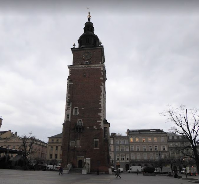 la torre del municipio di Cracovia