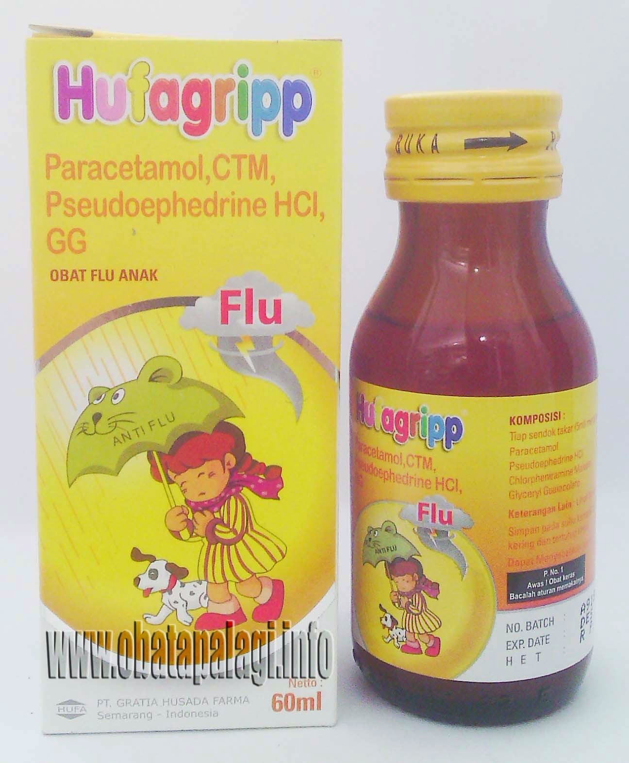 Komposisi dan Dosis Hufagripp Flu
