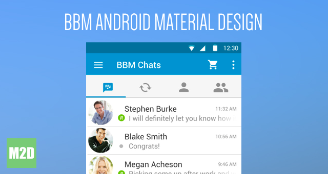 Download BBM Android Terbaru dengan Tampilan Material ...