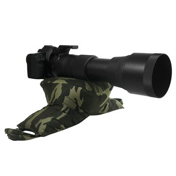 Meking Camouflage Wildlife Bird Watching Camo Photography Camera Stabilizer Bag For Hunting Animal Photo Shooting 