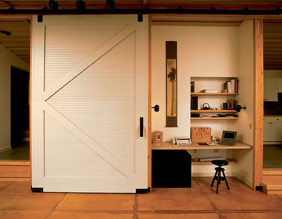 Office Barn Door Closet